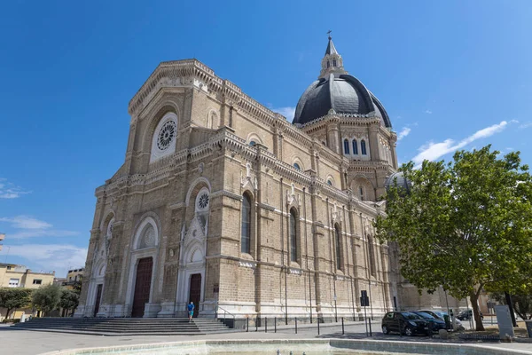 Cerignola Italië Juli 2022 Uitzicht Kathedraal Van Cerignola Petrus Apostel — Stockfoto