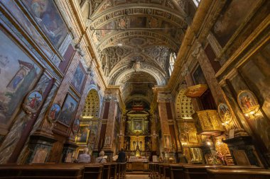 TORINO (TURINO), İtalya, 25 Mart 2023 - San Carlo Meydanı 'ndaki Santa Cristina Kilisesi, Torino, İtalya