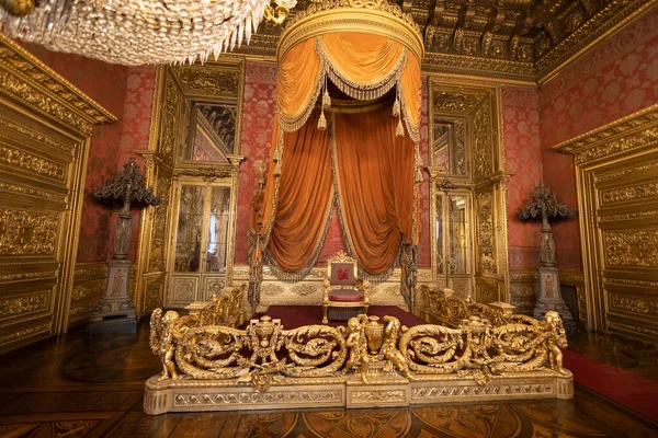 Torino Turin Itália Março 2023 Sala Trono Palácio Real Torino — Fotografia de Stock