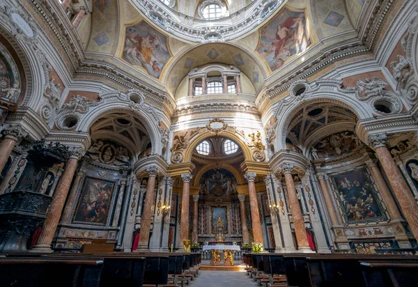Turín Italia Abril 2023 Interior Iglesia Real San Lorenzo Turín — Foto de Stock