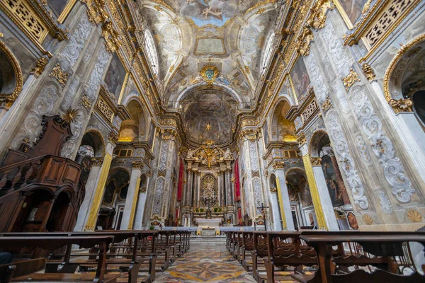 Genia Italia Abril 2023 Interior Iglesia San Felipe San Filippo —  Fotos de Stock