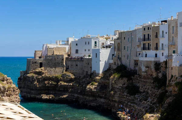 stock image View of Polignano a Mare, province of Bari, Puglia, Italy