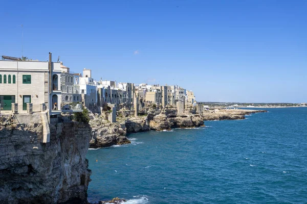 Vista Polignano Mare Provincia Bari Puglia Italia — Foto Stock