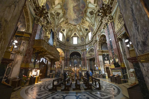 Turín Italia Abril 2023 Interior Del Santuario Consolata Turín Torino — Foto de Stock
