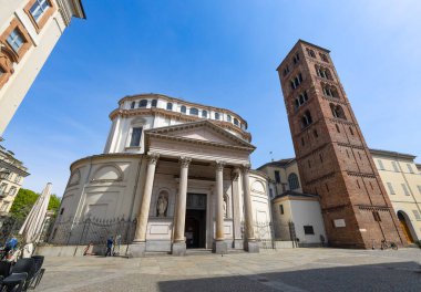 TURIN, ITALY, 11 Nisan 2023 - Torin 'deki (Torino) Consolata Sığınağı, Piedmont, İtalya