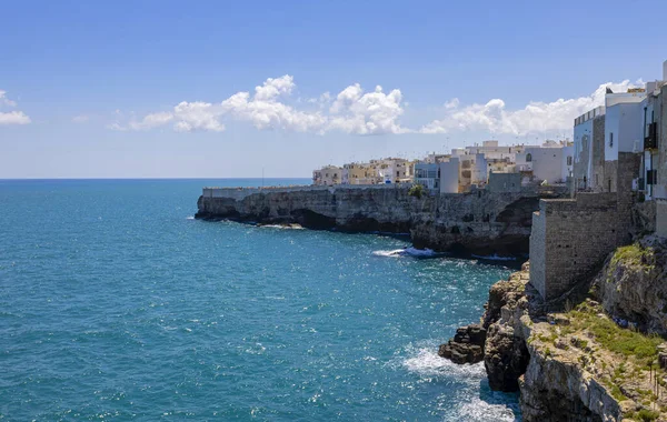 Vista Polignano Mare Provincia Bari Puglia Italia — Foto de Stock