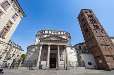 TURIN, ITALY, 11 Nisan 2023 - Torin 'deki (Torino) Consolata Sığınağı, Piedmont, İtalya