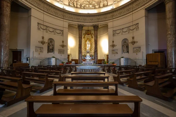 Turín Italia Abril 2023 Interior Iglesia Gran Madre Dio Turín —  Fotos de Stock