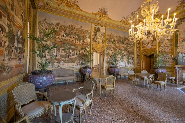 Racconigi Itália Maio 2023 Interior Castelo Racconigi Província Cuneo Piemonte — Fotografia de Stock