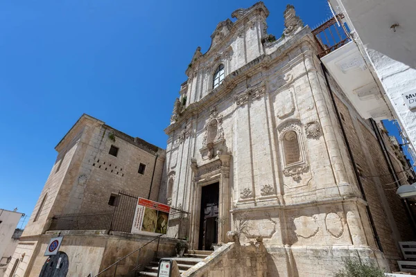Ostuni Italië Juli 2022 Kerk Van San Vito Martire Ostuni — Stockfoto