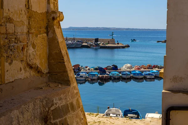 Gallipoli Italien Juli 2022 Utsikt Över Piren Kuststaden Gallipoli Provinsen — Stockfoto