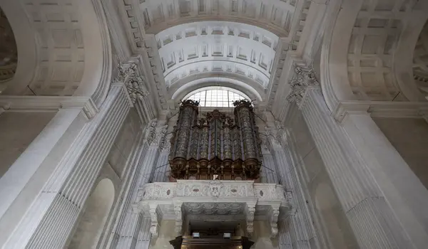 Genoa Italia Julio 2023 Gran Órgano Interior Basílica Carignano Santa —  Fotos de Stock