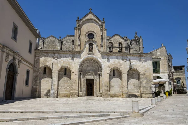 Matera Italië Juli 2022 Kathedraal Van John Baptist Stad Matera — Stockfoto