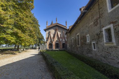 Ranverso 'lu Sant' Antonio 'nun Buttigliera Alta' daki Manastırı, Torino, Piedmont, İtalya