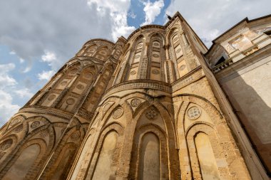 Monreale Duomo veya Santa Maria Nuova Katedrali, Palermo ili, Sicilya, İtalya