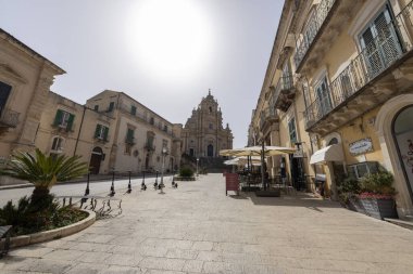 RAGUSA, İtalya, 23 Haziran. 2023 - Ragusa Ibla, Sicilya, İtalya