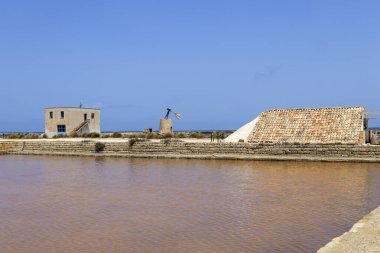 Trapani ve Paceco 'nun doğal koruma alanı, Trapani, Sicilya, İtalya