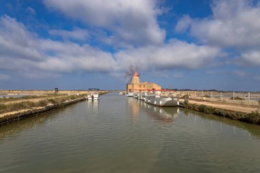 Trapani ve Paceco 'nun doğal koruma alanı, Trapani, Sicilya, İtalya