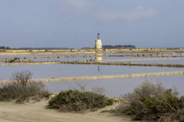 Trapani ve Paceco 'nun doğal koruma alanı, Trapani, Sicilya, İtalya