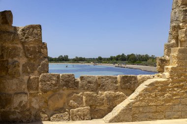 İtalya 'nın Sicilya eyaletinin Noto kenti yakınlarındaki Vendicari' nin vahşi yaşam vahasının doğal koruma alanı.