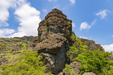 İtalya 'nın Cenova eyaletinin Rossiglione kenti yakınlarındaki Garagassa Vadisi Kanyonlarında 