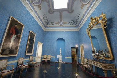 RAGUSA, İtalya, 24 Haziran 2023 - Ragusa, Sicilya, İtalya yakınlarındaki Donnafugata Kalesi