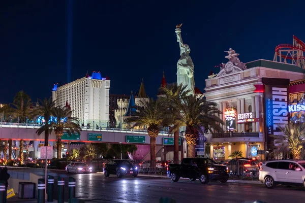 Las Vegas Nevada Verenigde Staten 2022 Las Vegas Nachts Bij — Stockfoto