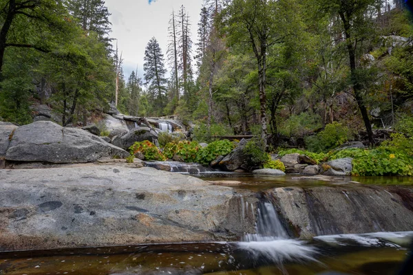 Hiking Carlon Falls Trail Groveland Waterfall Beautiful Piece Nature Yosemite — Stock Photo, Image