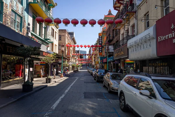 San Francisco California Usa 2022 China Town San Francisco Red — Stock Photo, Image