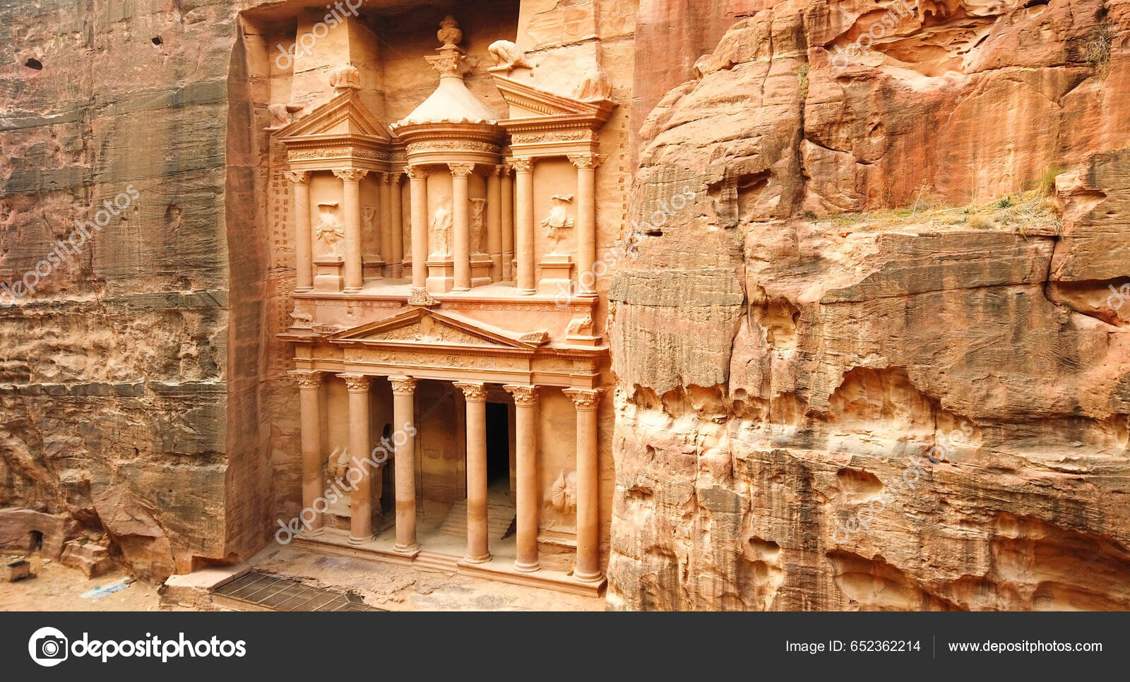 Ancient Ruins Petra Site Touristique Amman Delicate Excursion D