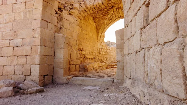 Kerak Haçlı Kalesi Aynı Isimli Şehre Bakan Tepeye Tünemişti — Stok fotoğraf