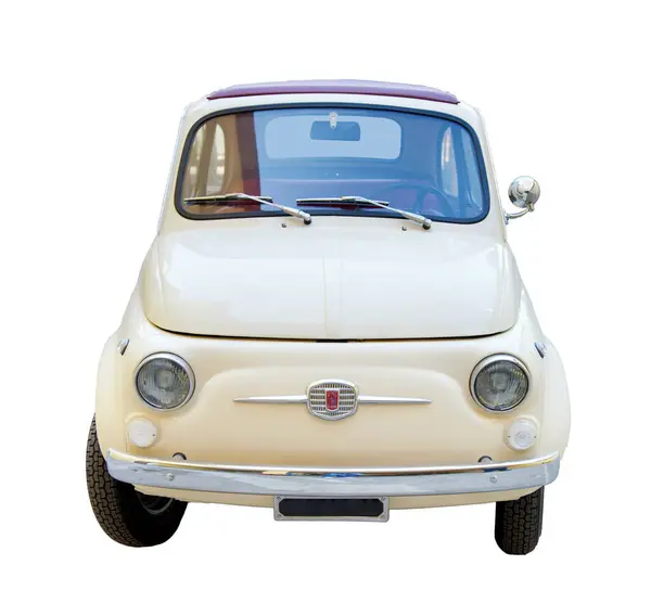 Florence Italy January 2012 Classic Ceam Coloured Fiat 500 Motor Stock Photo