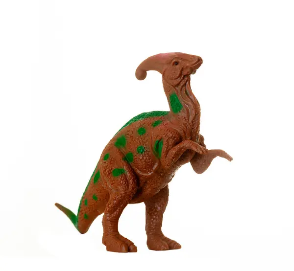 Parasaurolophus Dinosaur Toy Herbivorous Reptile Jurassic Cretaceous Eras Royalty Free Stock Photos