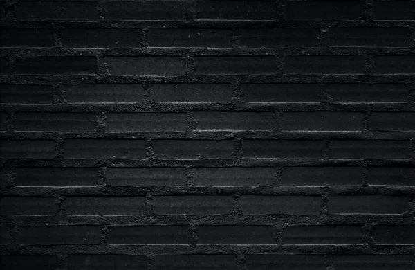 Textuur Zwarte Baksteen Muur Achtergrond — Stockfoto