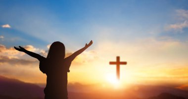 Arka planda Hıristiyan ibadet konseri