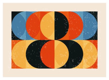 En az 20 'lik geometrik tasarım posteri, ilkel şekilli vektör şablonu, modern hipster tarzı.