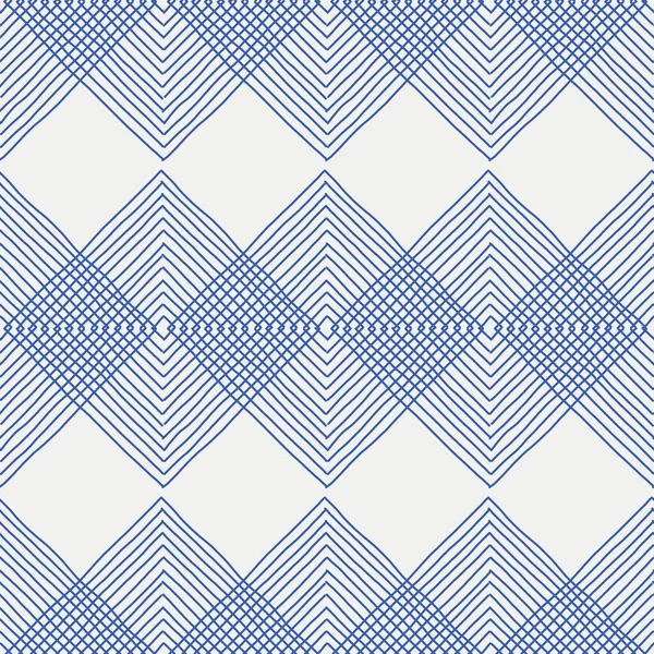 Trendig Minimalistisk Sömlös Mönster Med Abstrakt Kreativ Konstnärlig Handritad Komposition — Stock vektor