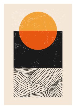 En az 20 'lik geometrik tasarım posteri, ilkel şekilli vektör şablonu, modern hipster tarzı.