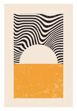 En az 20 'lik geometrik tasarım posteri, ilkel şekilli vektör şablonu, modern hipster tarzı.