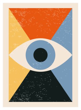 Modern kolaj tarzında soyut organik şekillere sahip minimalist posterler duvar dekorasyonu ve iç tasarım için kullanılabilir.