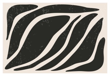 Matisse, soyut organik çiçek şekilli minimalist duvar sanat posterinden esinlenmiştir.