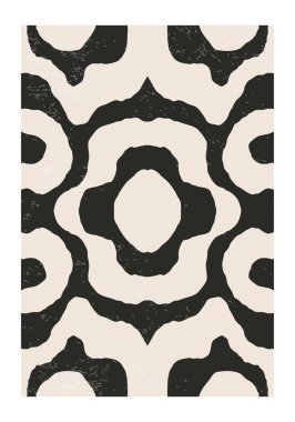 En az 20 'lik geometrik tasarım posteri, ilkel şekilli vektör şablonu, modern hipster tarzı.