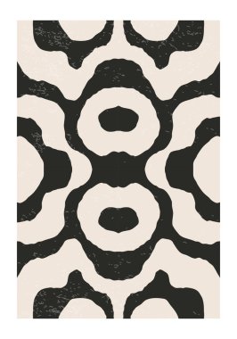 En az 20 'lik geometrik tasarım posteri, ilkel şekilli vektör şablonu, modern hipster tarzı.