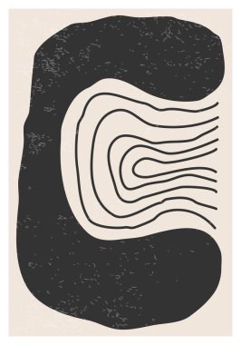 En az 20 'lik geometrik tasarım posteri, ilkel şekilli vektör şablonu, modern hipster tarzı.