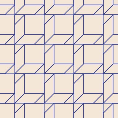 Soyut geometrik yaratıcı sanatsal kompozisyona sahip modaya uygun minimalist kusursuz desen retro vintage iç tasarım, duvar kağıdı, minimal arkaplan, vektör illüstrasyonu