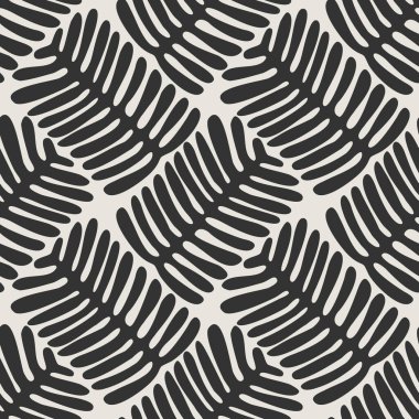 İç tasarım, duvar kâğıdı, minimal arkaplan, vektör illüstrasyonu için ideal nötr renklerde soyut el yazması kompozisyonu ile son derece minimalist, kusursuz botanik desen