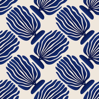 İç tasarım, duvar kâğıdı, minimal arkaplan, vektör illüstrasyonu için ideal nötr renklerde soyut el yazması kompozisyonu ile son derece minimalist, kusursuz botanik desen