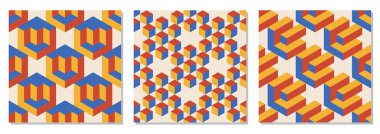 Soyut geometrik yaratıcı sanatsal kompozisyona sahip, modaya uygun, minimalist, pürüzsüz modeller. Eski model iç tasarım, duvar kağıdı, minimal arkaplan, vektör illüstrasyonu için ideal.