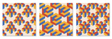 Soyut geometrik yaratıcı sanatsal kompozisyona sahip, modaya uygun, minimalist, pürüzsüz modeller. Eski model iç tasarım, duvar kağıdı, minimal arkaplan, vektör illüstrasyonu için ideal.