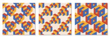 Soyut geometrik yaratıcı sanatsal kompozisyona sahip, modaya uygun, minimalist, pürüzsüz modeller. Eski model iç tasarım, duvar kağıdı, minimal arkaplan, vektör illüstrasyonu için ideal.